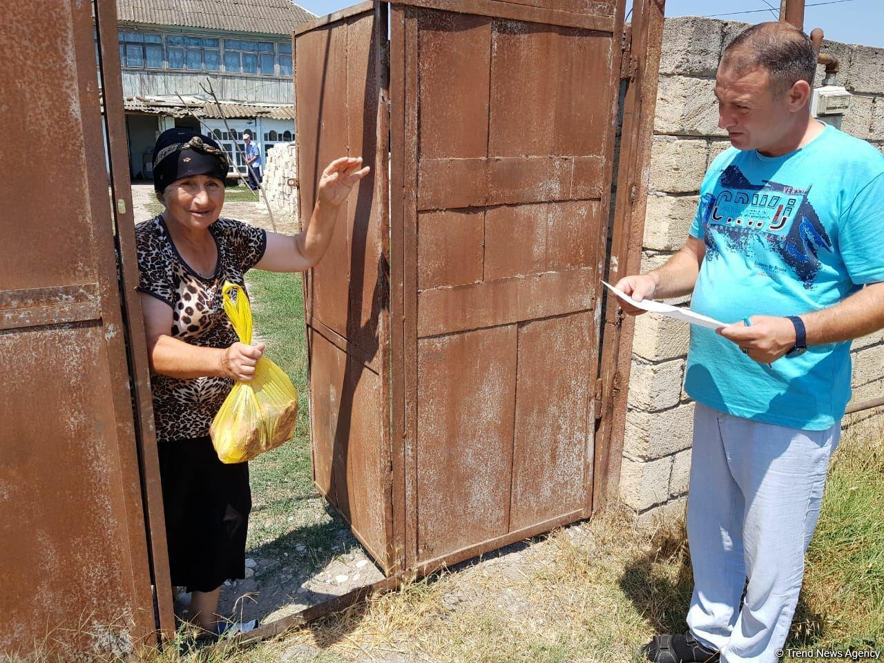 Deputat Sevil Mikayılovanın təşəbbüsü ilə Xudatda Qurban bayramı sovqatı paylanılıb
