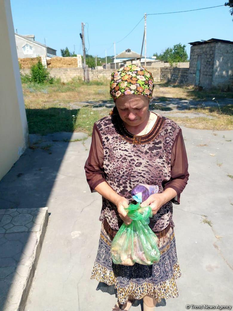 Deputat Sevil Mikayılovanın təşəbbüsü ilə Xudatda Qurban bayramı sovqatı paylanılıb