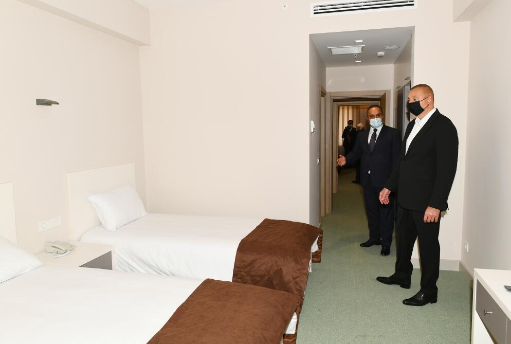Президент Ильхам Алиев принял участие в открытии Геранбойского олимпийского спорткомплекса