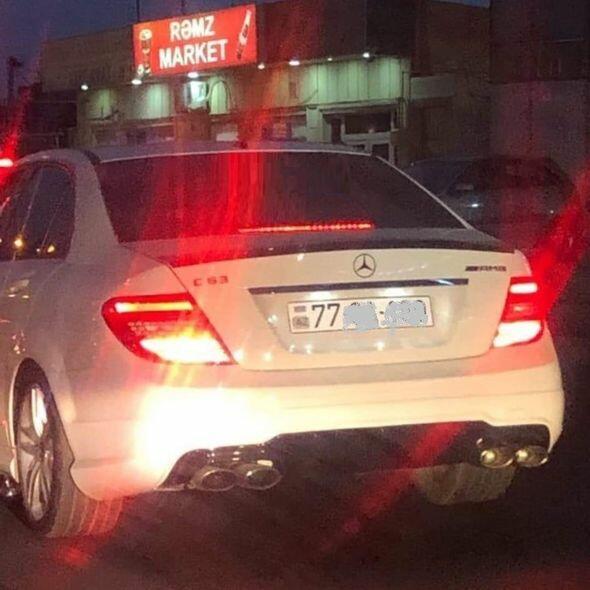 Новые автомобильные номера в Баку