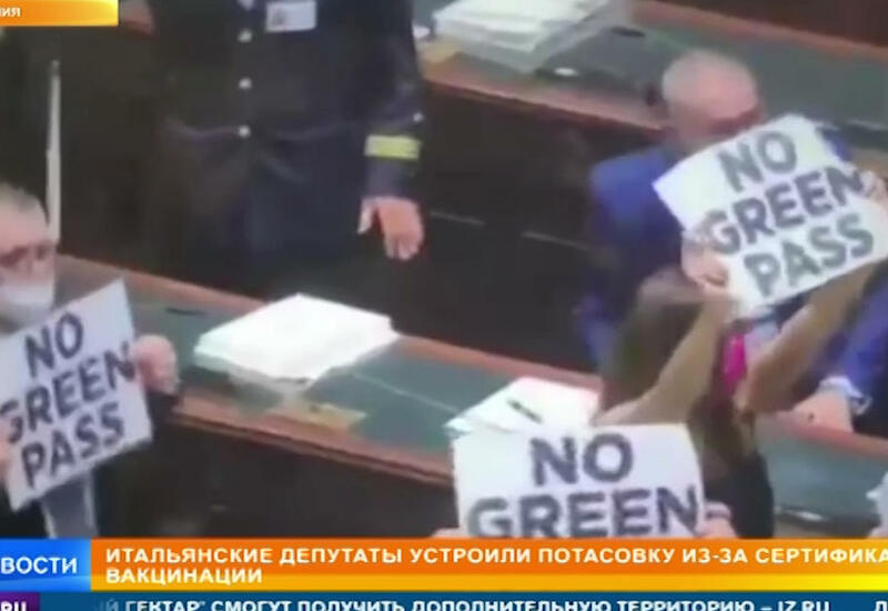 Итальянские депутаты устроили драку в парламенте