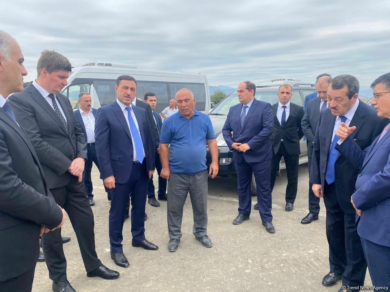 Визит представителей Межведомственного центра при Координационном штабе в Физули