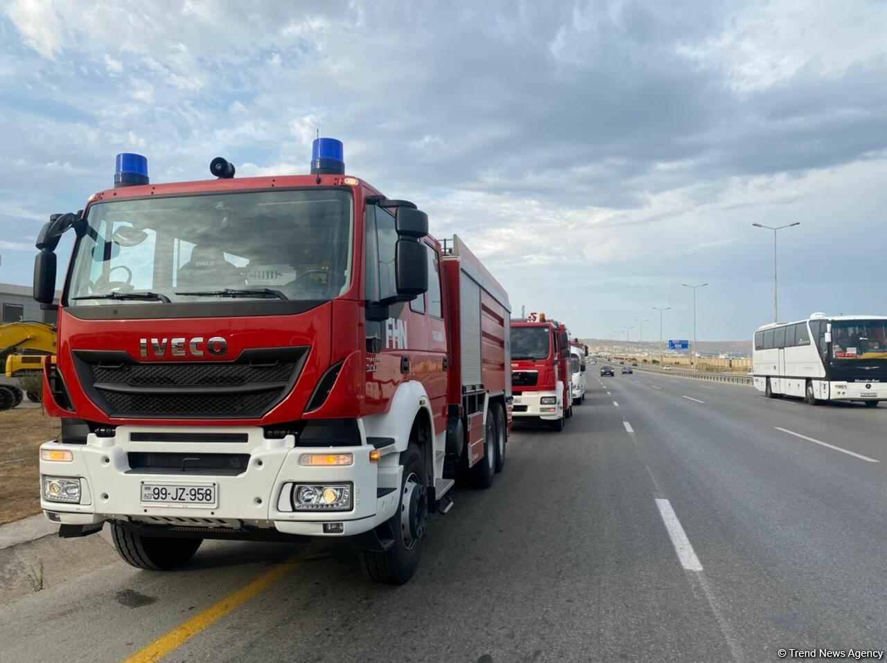 FHN-nin yanğın-xilasetmə qüvvələrinin növbəti qrupu Türkiyəyə yola düşür