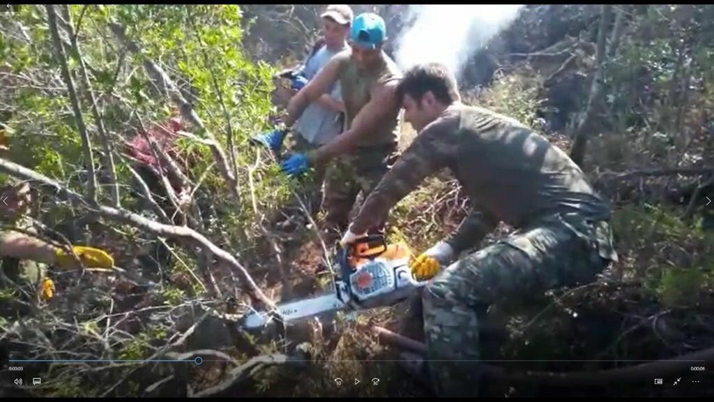 Азербайджанские пожарные продолжают бороться с лесными пожарами в Турции