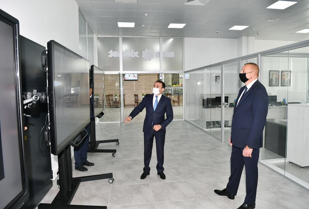 Президент Ильхам Алиев принял участие в открытии Центра ASAN xidmət №6 в Баку