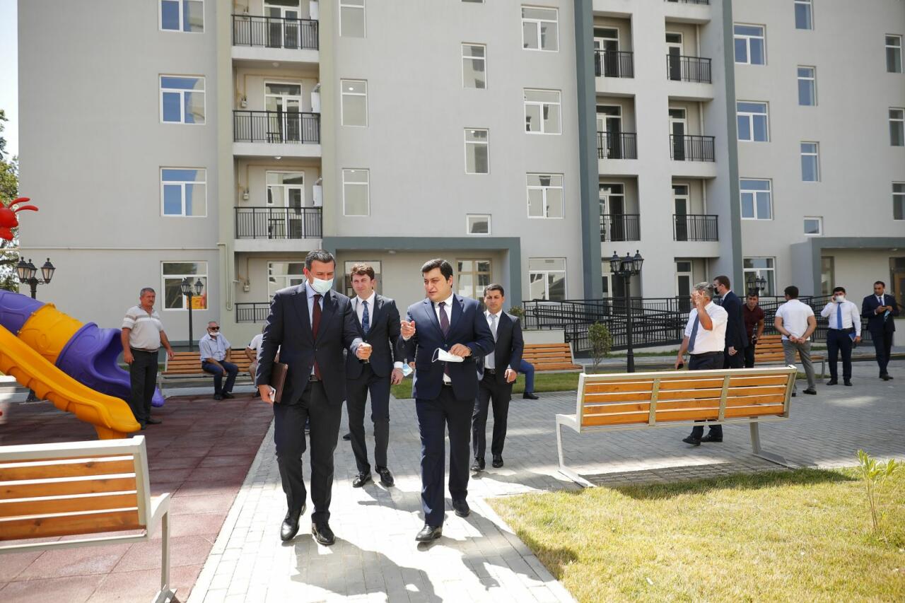 Sumqayıtda güzəştli mənzillər nümayiş olunub
