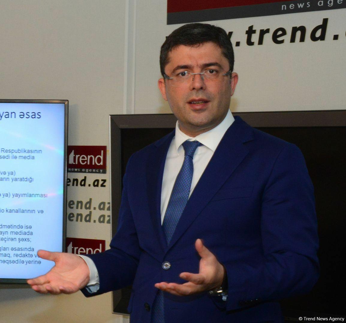 В АМИ Trend обсудили законопроект «О медиа»