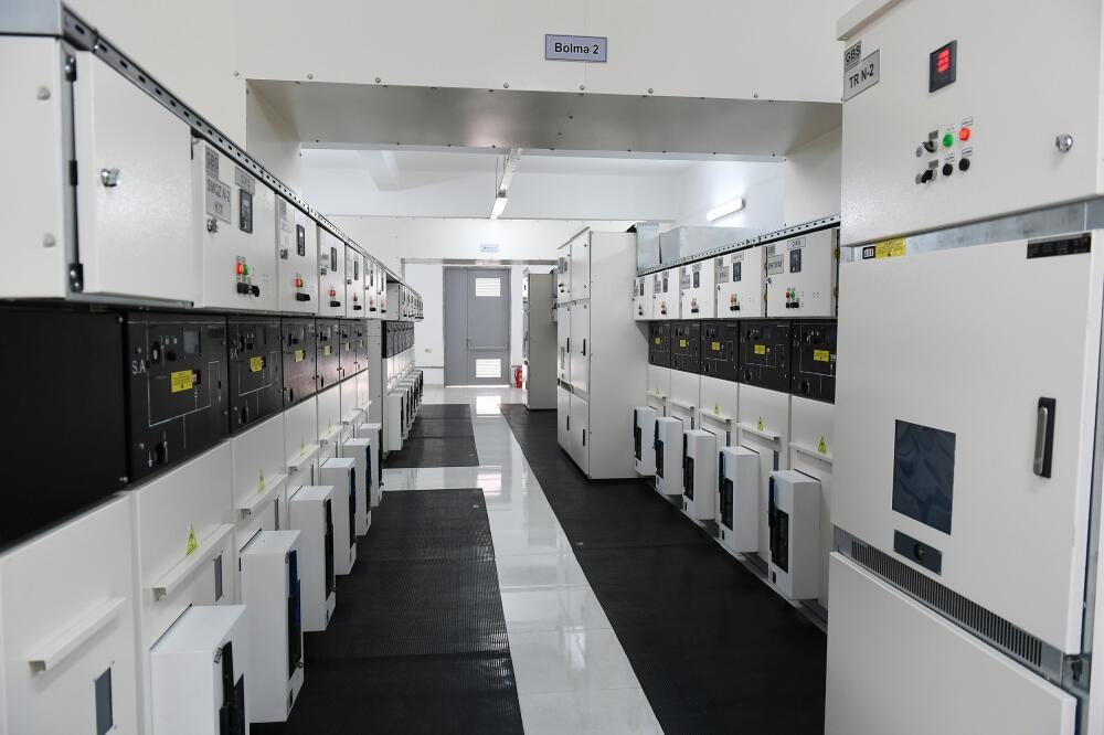 Президент Ильхам Алиев принял участие в открытии капитально реконструированной 110/35/6-киловольтной подстанции «Сураханы»