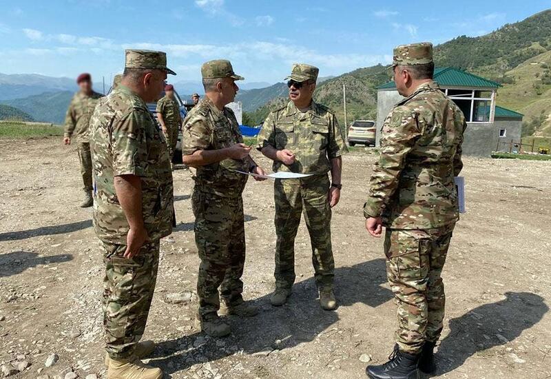 Закир Гасанов осмотрел строящийся учебный полигон в Кельбаджаре