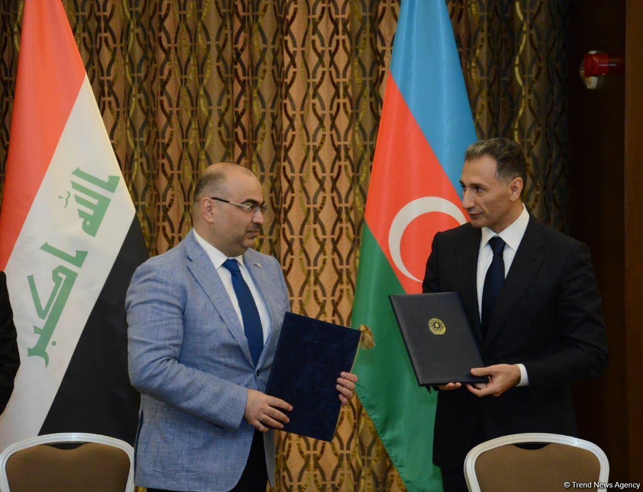 В Баку подписан протокол по итогам второго заседания Совместной комиссии Азербайджана и Ирака