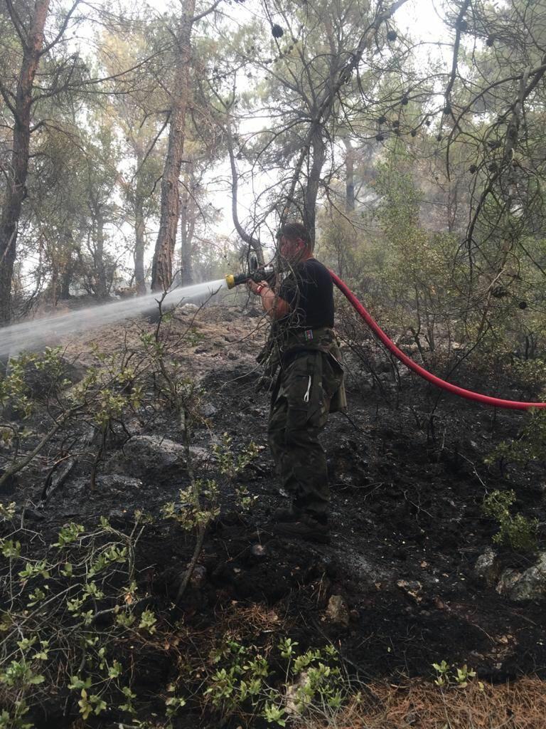 Силы МЧС Азербайджана продолжают успешную борьбу с пожарами в Турции