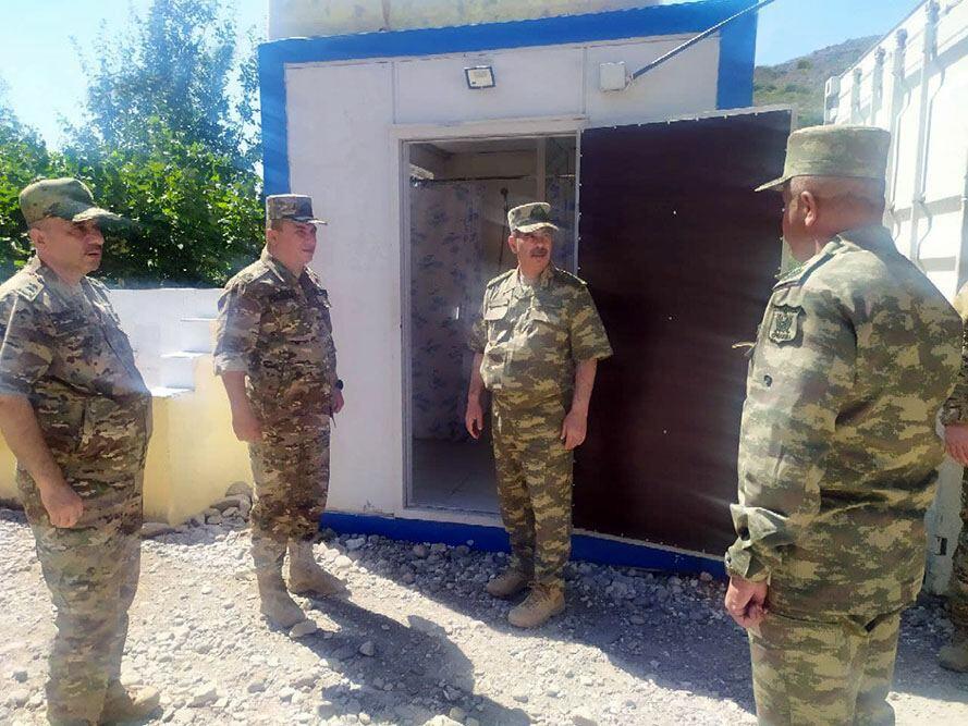 Закир Гасанов осмотрел военно-медицинские учреждения в Кяльбаджарском и Лачинском районах