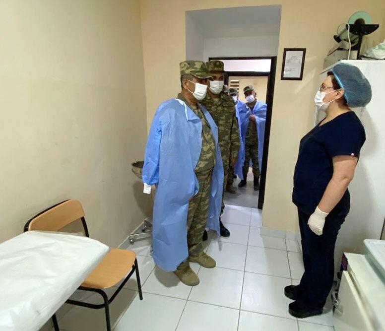 Закир Гасанов осмотрел военно-медицинские учреждения в Кяльбаджарском и Лачинском районах