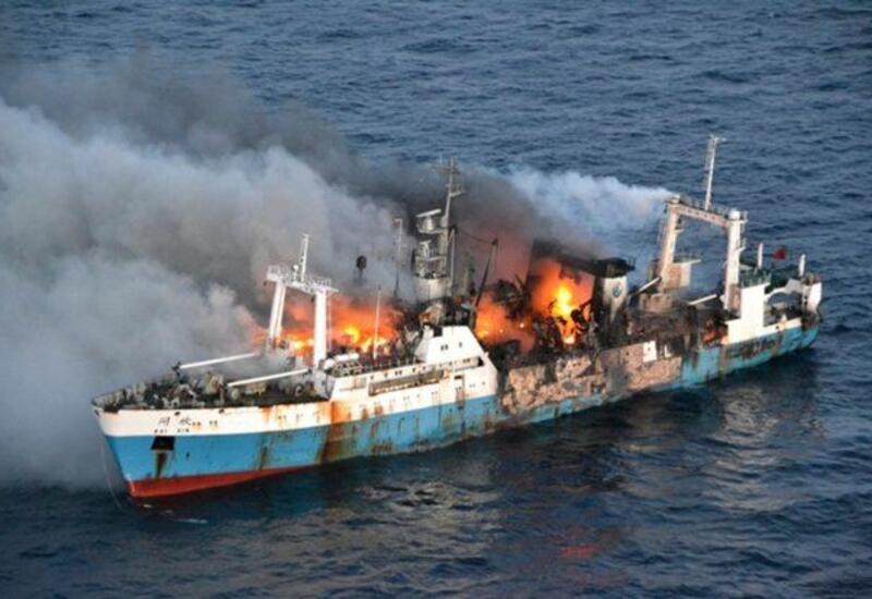 Танкер загорелся в сирийском порту