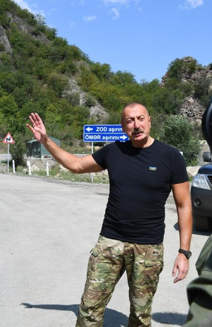 Prezident İlham Əliyev və Birinci xanım Mehriban Əliyeva Kəlbəcər və Laçın rayonlarında olublar