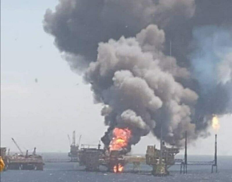 Взрыв на нефтеплатформе в Мексиканском заливе