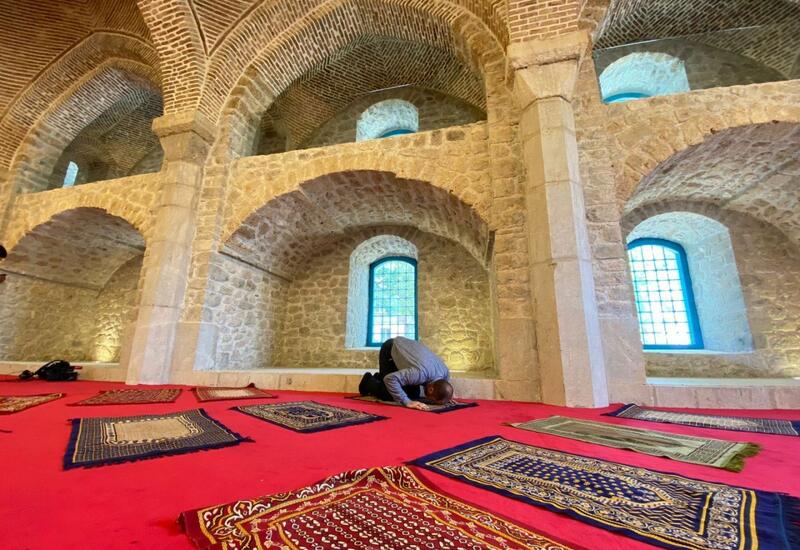 Şuşalılar Gövhər Ağa məscidində namaz qılıblar