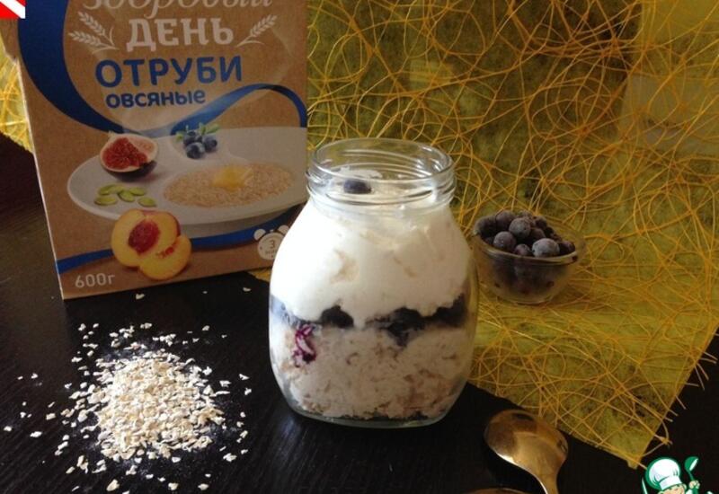 Рецепт ночной "чизкейк" каши