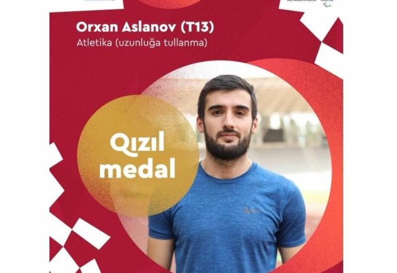 Токио-2020: Параатлет Орхан Асланов завоевал 14-ю золотую медаль для Азербайджана