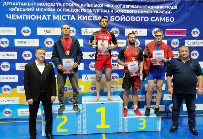 20-летний азербайджанец стал чемпионом Киева по боевому самбо