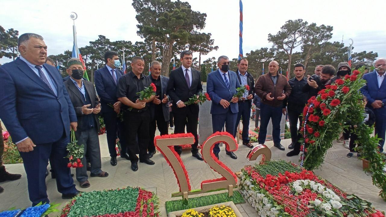 Şəhid Ceyhun Nəhmətovun doğum günü münasibətilə məzarı ziyarət edilib, adına bulaq açılıb