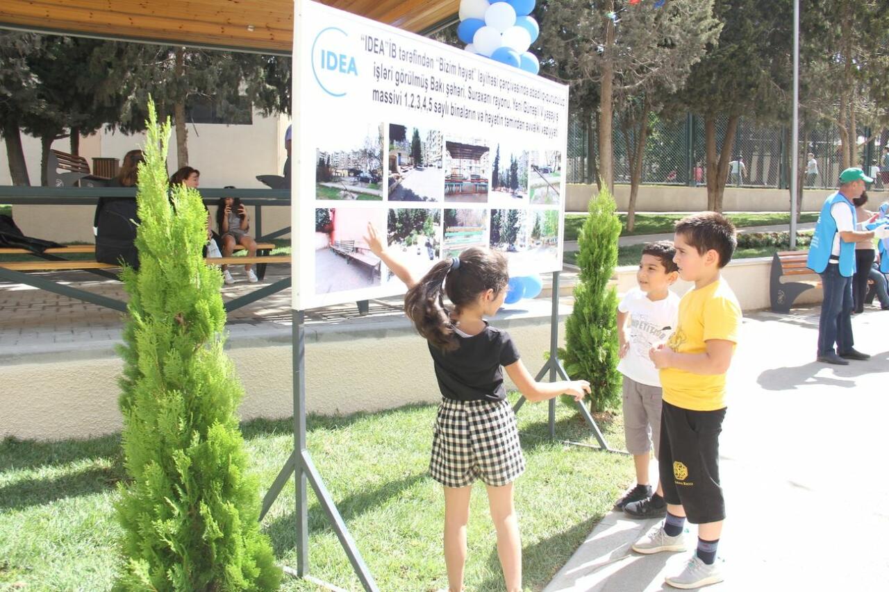 Paytaxtda abadlaşdırılan növbəti həyət sakinlərin istifadəsinə verilib
