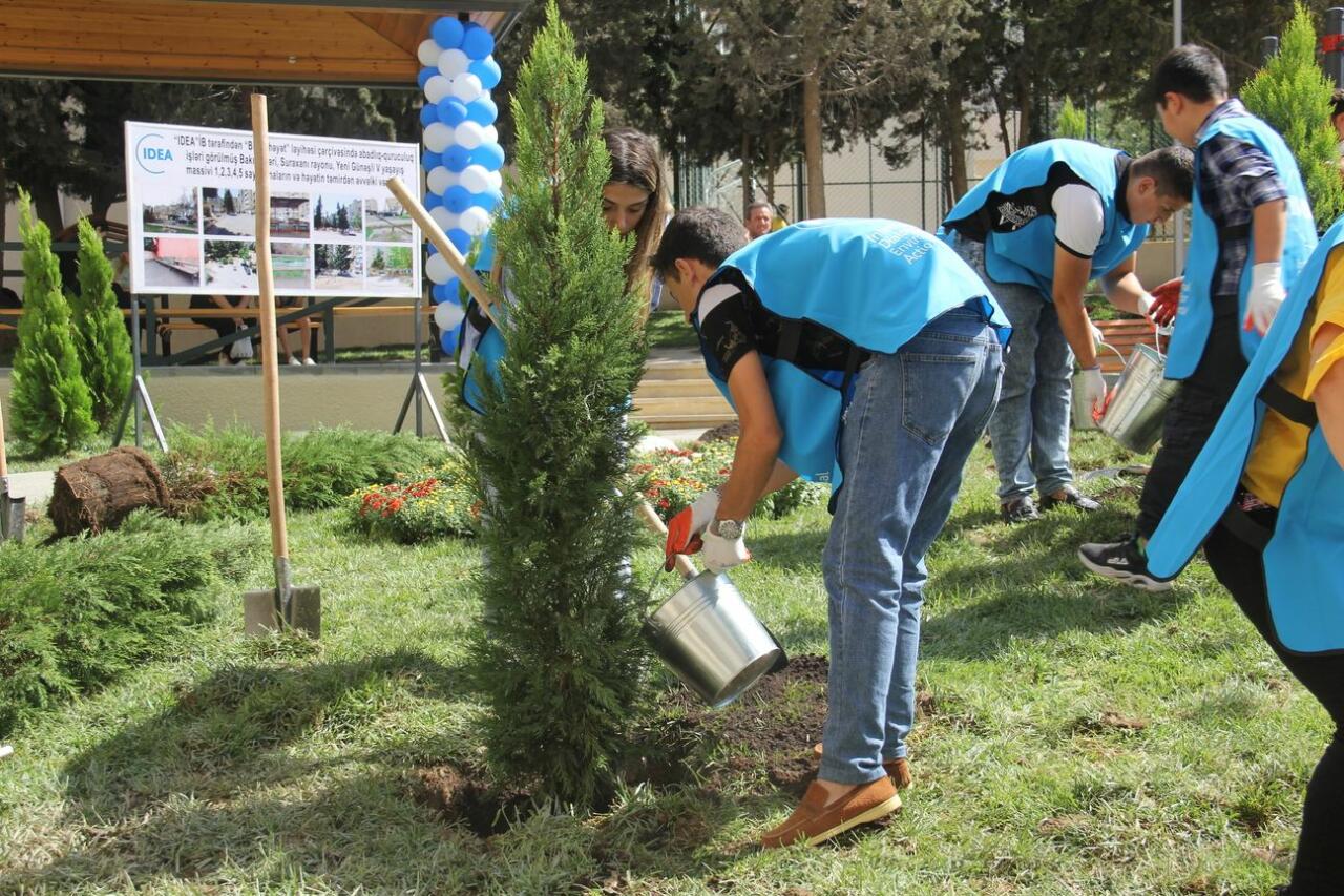Paytaxtda abadlaşdırılan növbəti həyət sakinlərin istifadəsinə verilib
