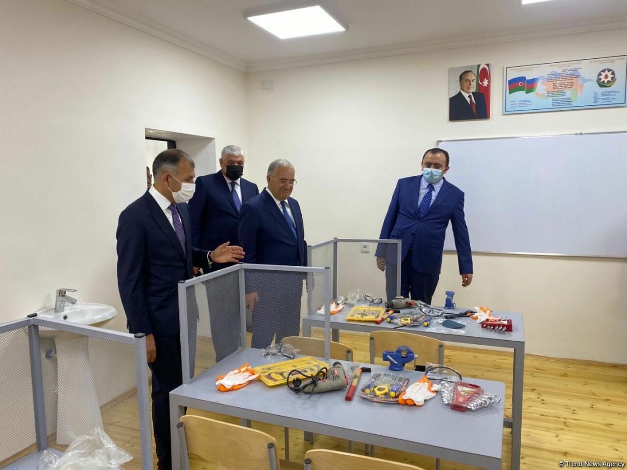 В Агдаме после капитального ремонта сдано в пользование здание школы