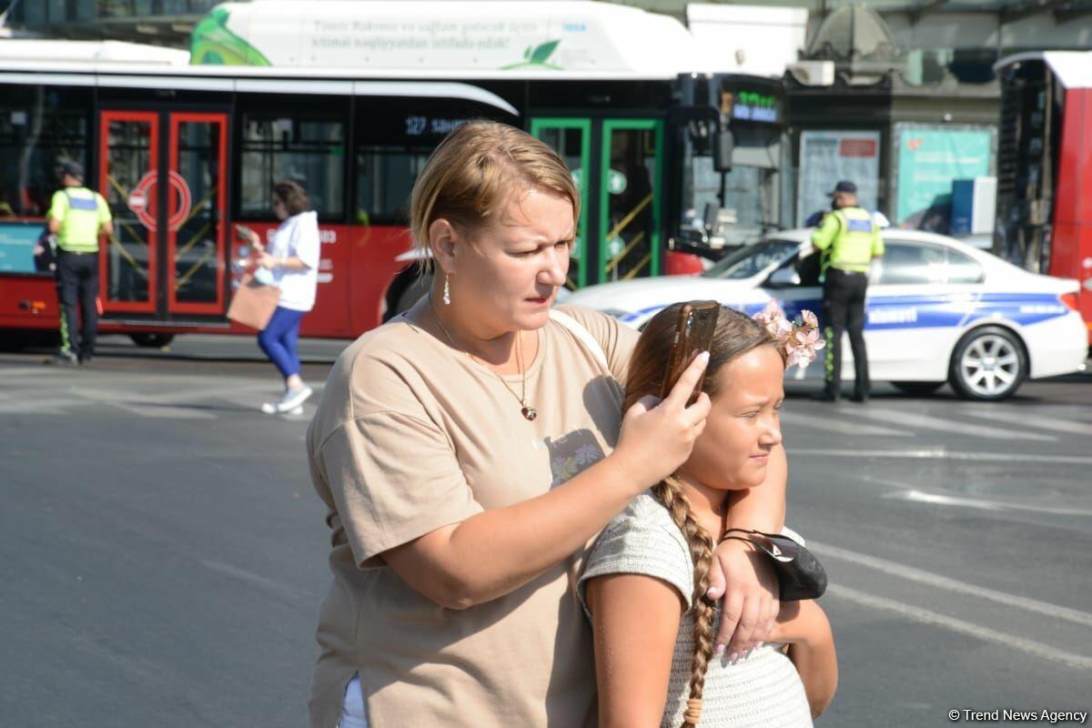В Баку проходят шествия в связи со 103-й годовщиной освобождения города Кавказской исламской армией