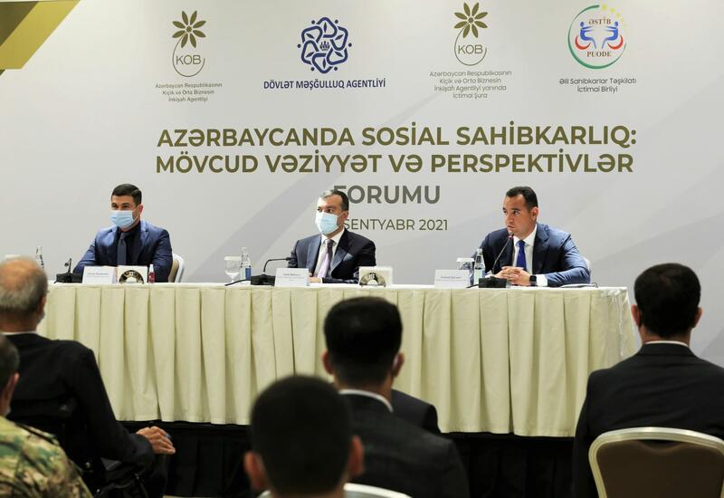 Azərbaycanda Sosial Sahibkarlıq Forumu keçirilib