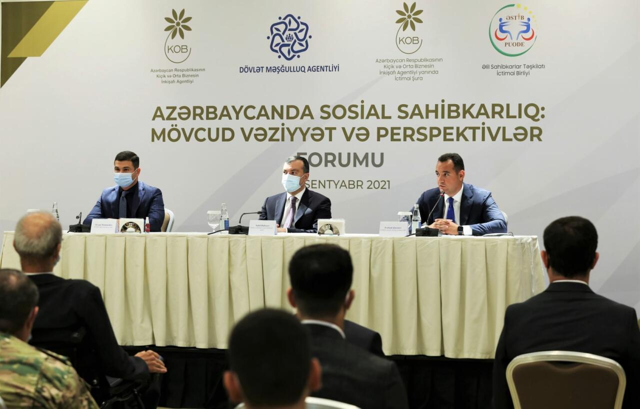 Azərbaycanda Sosial Sahibkarlıq Forumu keçirilib