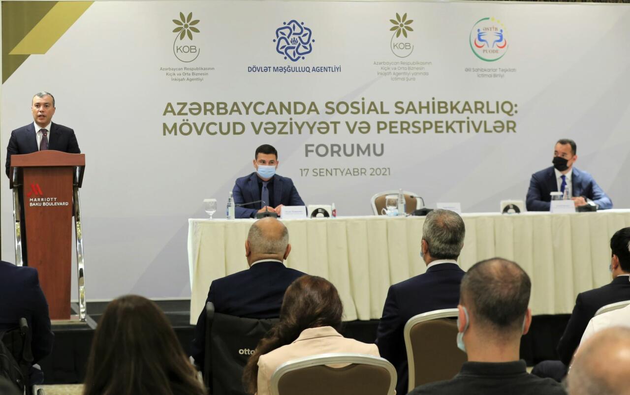 Azərbaycanda Sosial Sahibkarlıq Forumu keçirilib