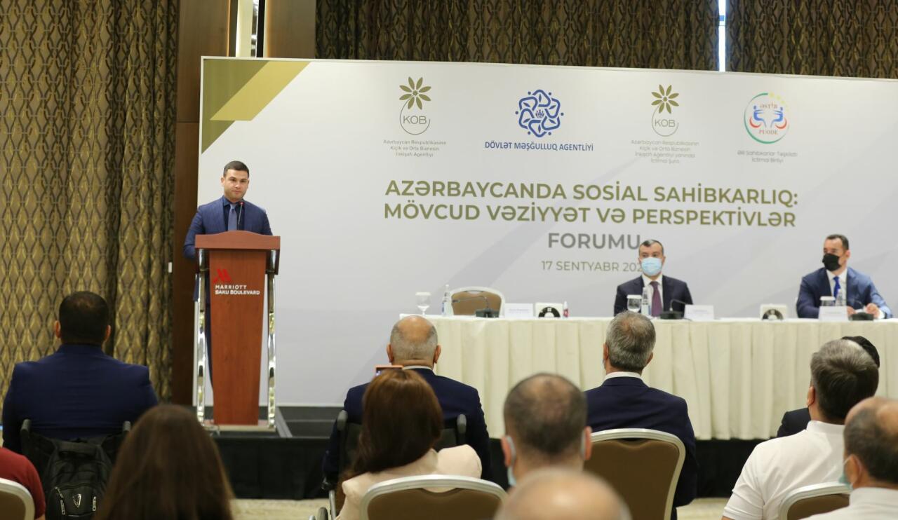 Azərbaycanda Sosial Sahibkarlıq Forumu keçirilib