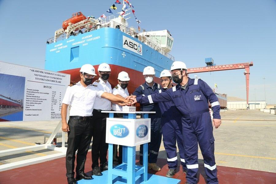 “Akademik Xoşbəxt Yusifzadə” tankeri suya salınıb