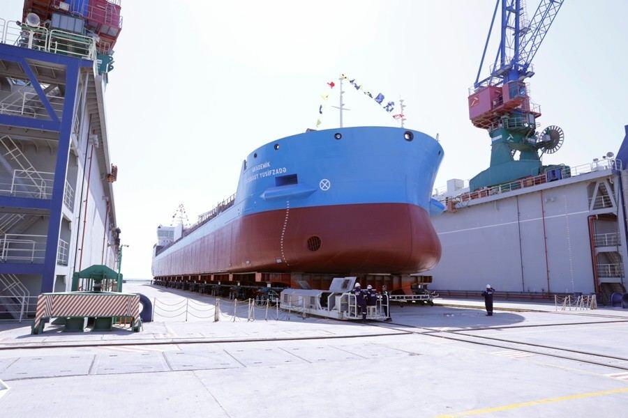 “Akademik Xoşbəxt Yusifzadə” tankeri suya salınıb
