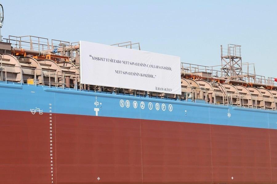 “Akademik Xoşbəxt Yusifzadə” tankeri suya salınıb