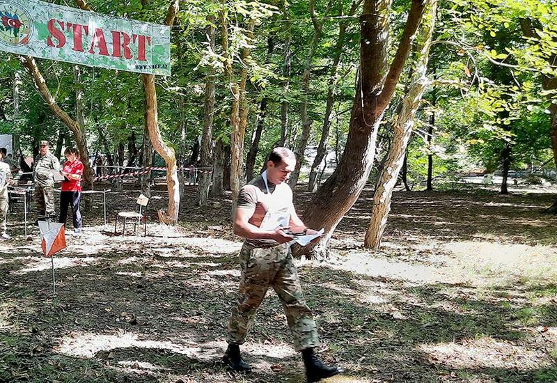 В азербайджанской армии проводятся состязания по ориентированию на местности
