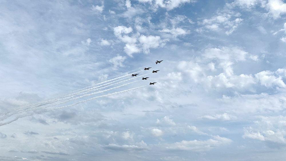 В Турции с восхищением встретили полеты азербайджанских военных летчиков