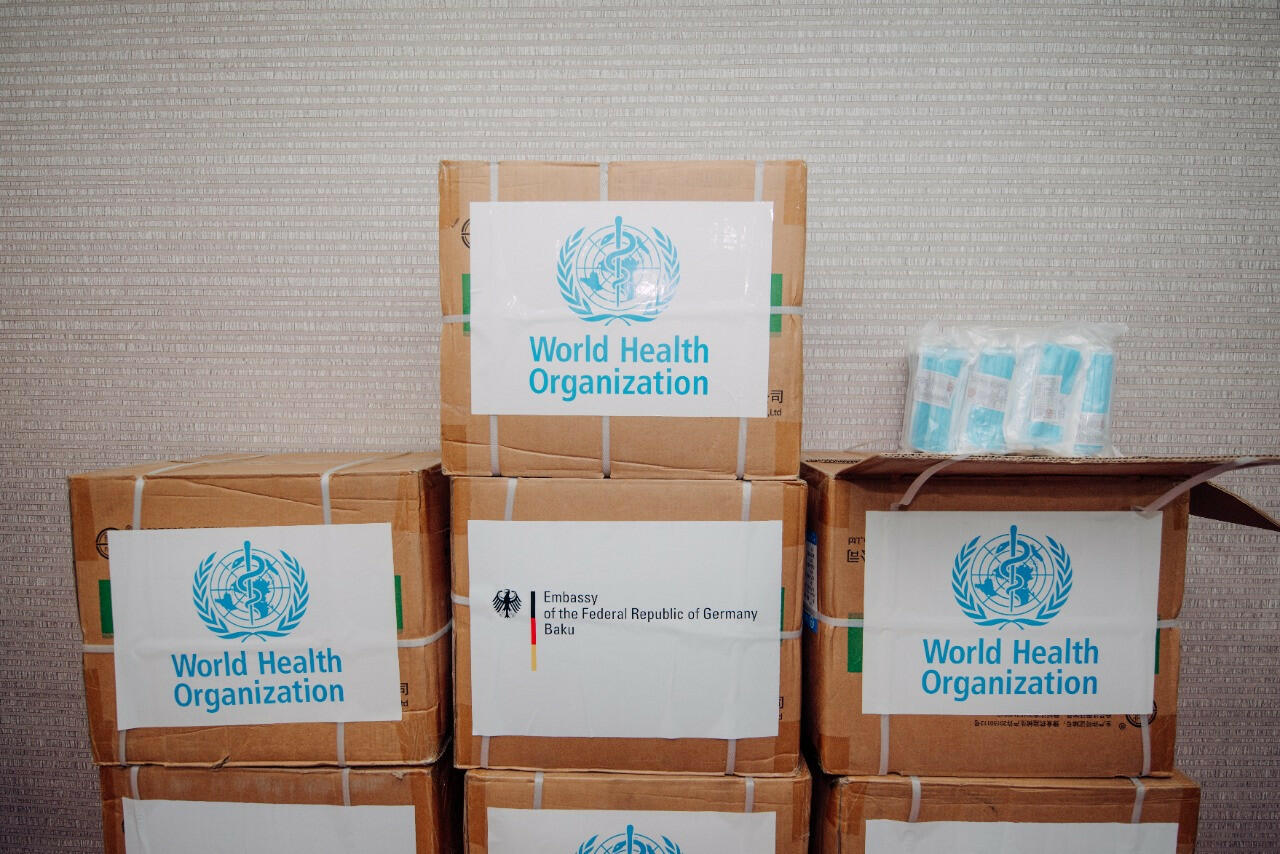 ÜST Ədliyyə Nazirliyinə 300 min tibbi maska verib