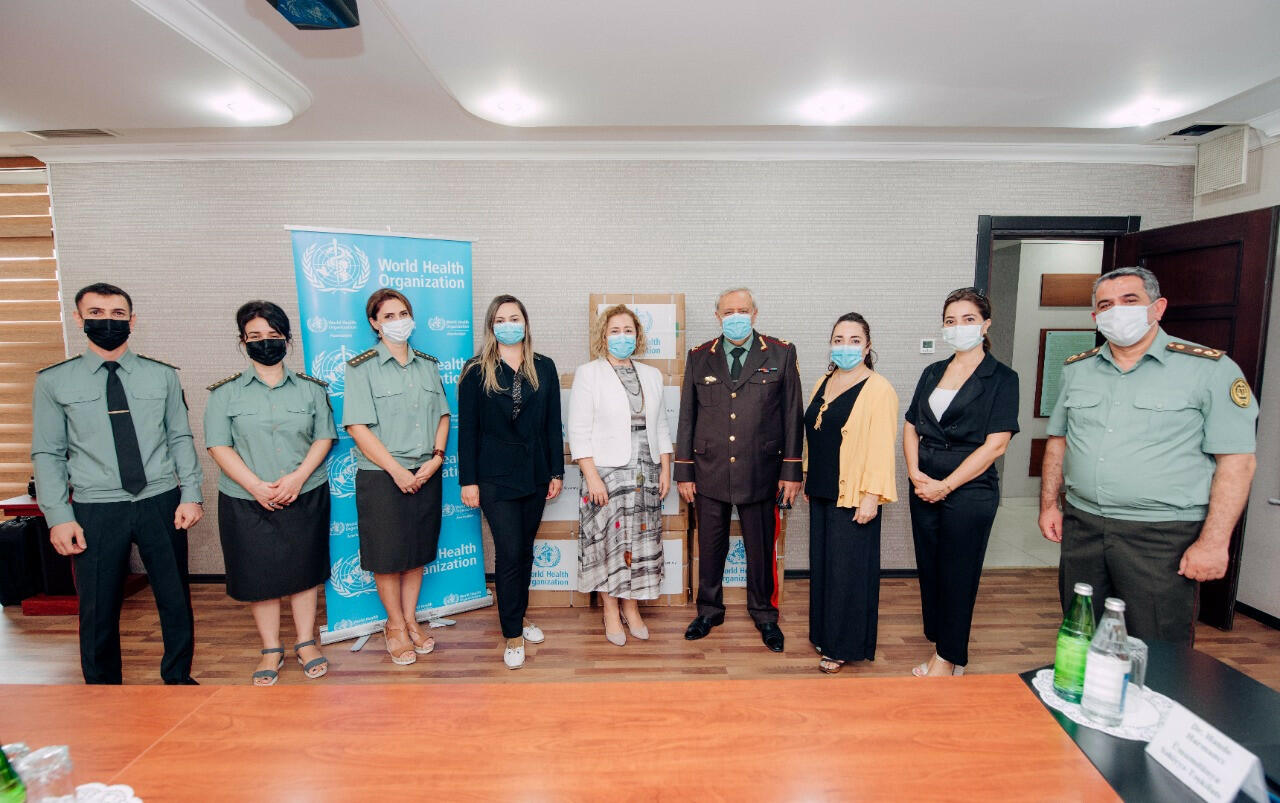 ÜST Ədliyyə Nazirliyinə 300 min tibbi maska verib