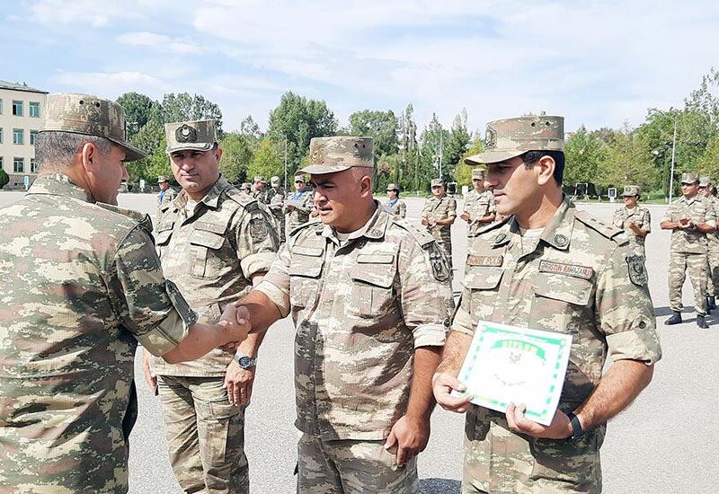 Завершились состязания по ориентированию на местности среди азербайджанских военнослужащих