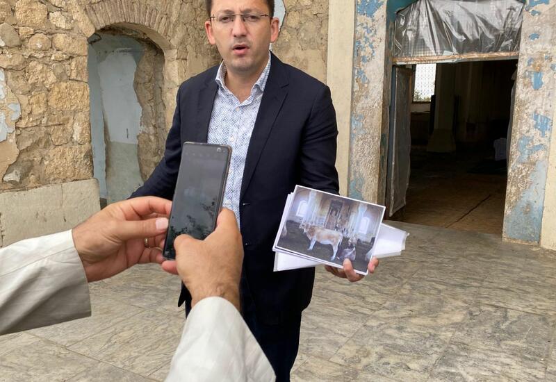 Ağdamda İran nümayəndə heyətinə erməni vandalizmi ilə bağlı fotofaktlar təqdim edilib