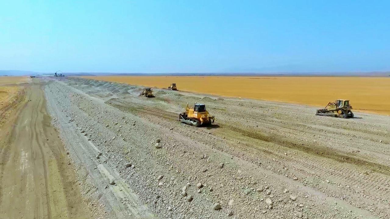 Вот как строится дорога Горадиз-Джебраил-Зангилан-Агбенд