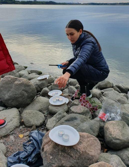 Helsinki şəhərində Anım Günü ilə əlaqədar aksiya keçirilib