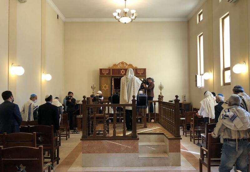 В Синагоге европейских евреев в Баку прошла церемония почтения памяти шехидов