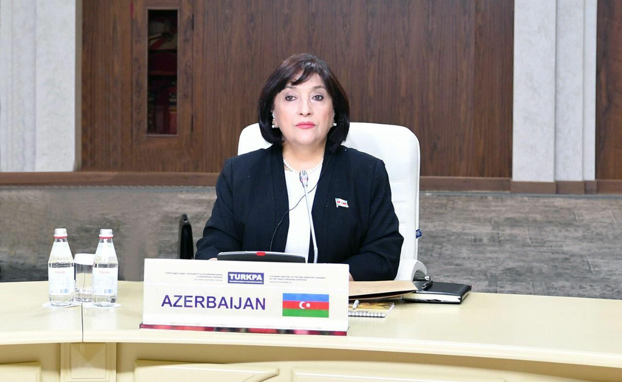 Сахиба​ Гафарова выступила на заседании Совета ТюркПА