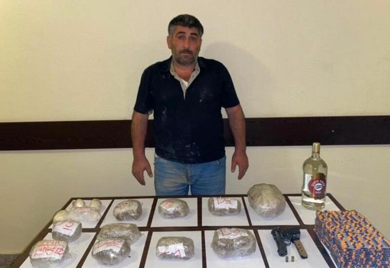DSX sərhəd pozucusunu narkotiklə saxladı