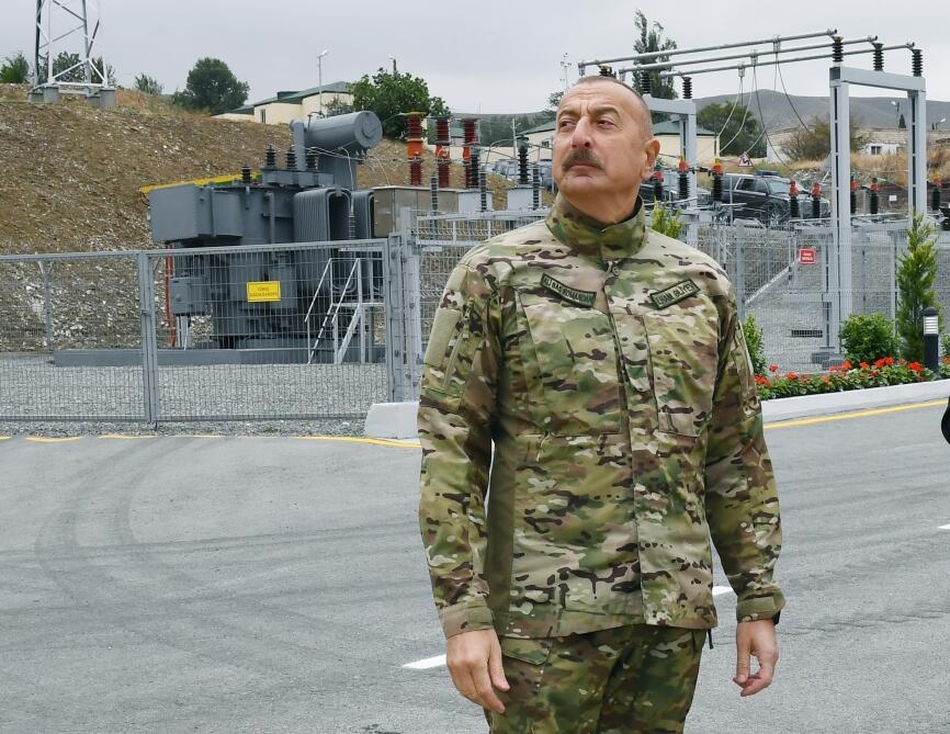 Президент Ильхам Алиев принял участие в открытии после реконструкции малых гидроэлектростанций «Суговушан-1» и «Суговушан-2»
