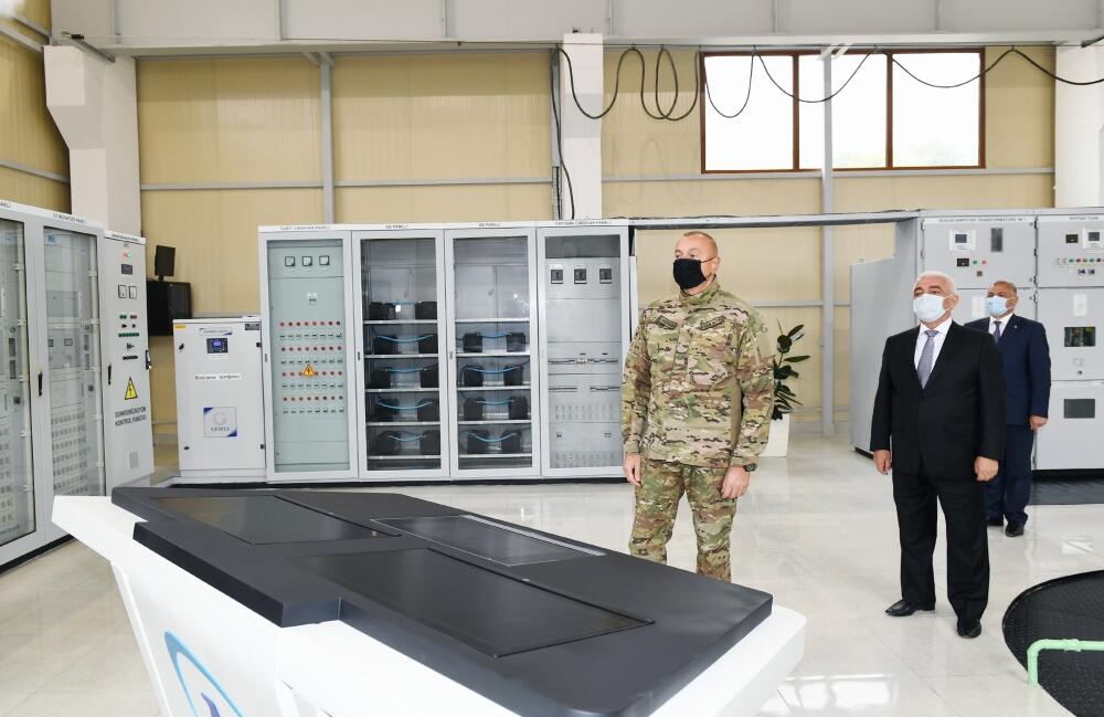 Президент Ильхам Алиев принял участие в открытии после реконструкции малых гидроэлектростанций «Суговушан-1» и «Суговушан-2»