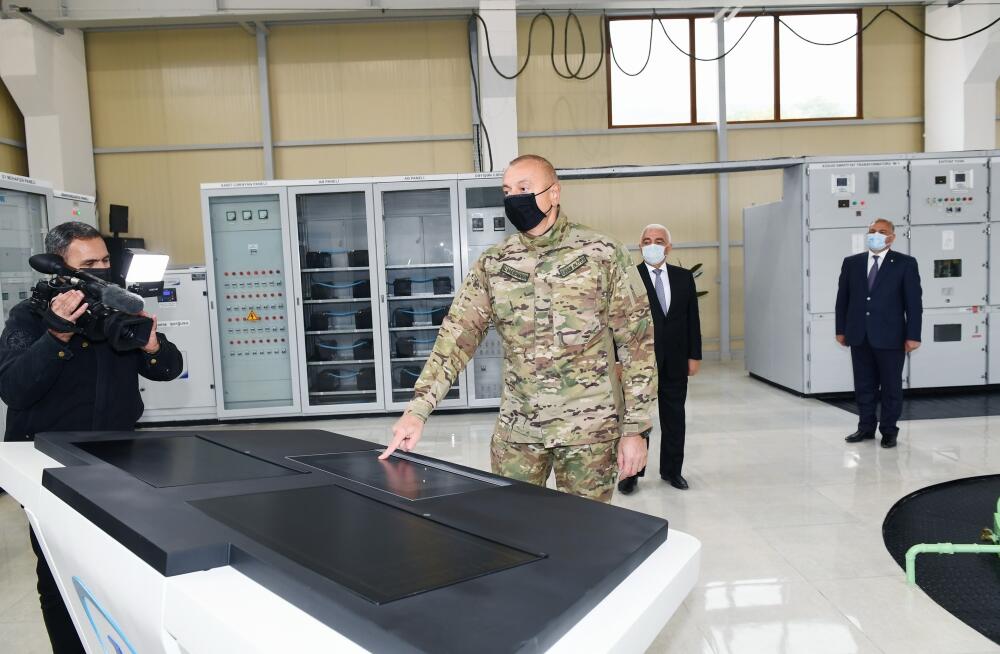 Президент Ильхам Алиев принял участие в открытии после реконструкции малых гидроэлектростанций «Суговушан-1» и «Суговушан-2»